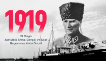 19 Mayıs Atatürk’ü Anma, Gençlik ve Spor Bayramımız kutlu olsun.